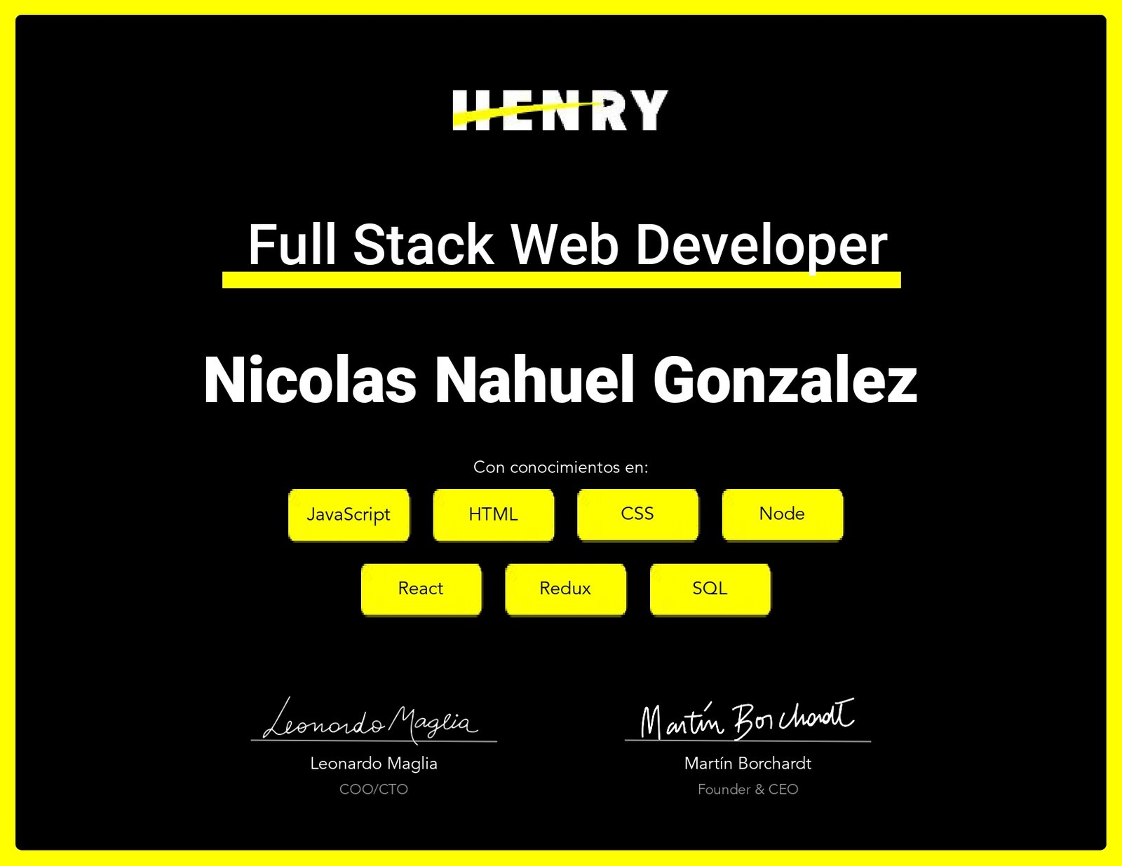 Desarrollador Full Stack